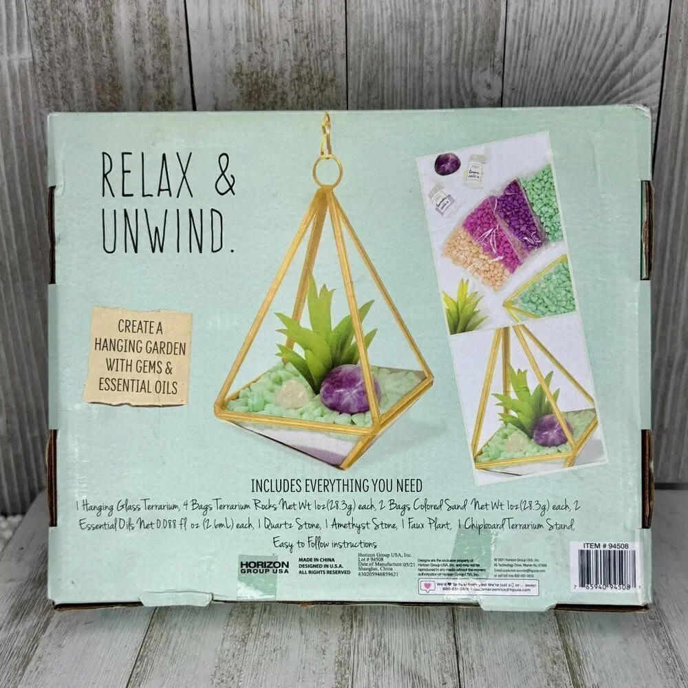 STMT D.I.Y. Crystal Terrarium Kit NEW NIP